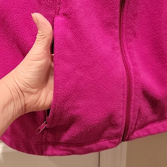 Columbia zippered pink fleece jacket - Picture 3 of 4